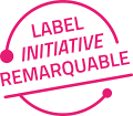 Initiative Remarquable Label initiative remarquable de couleur rose