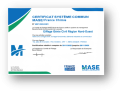 Certification Système Commun MASE