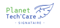 Il s'agit du logo label de planet tech care 