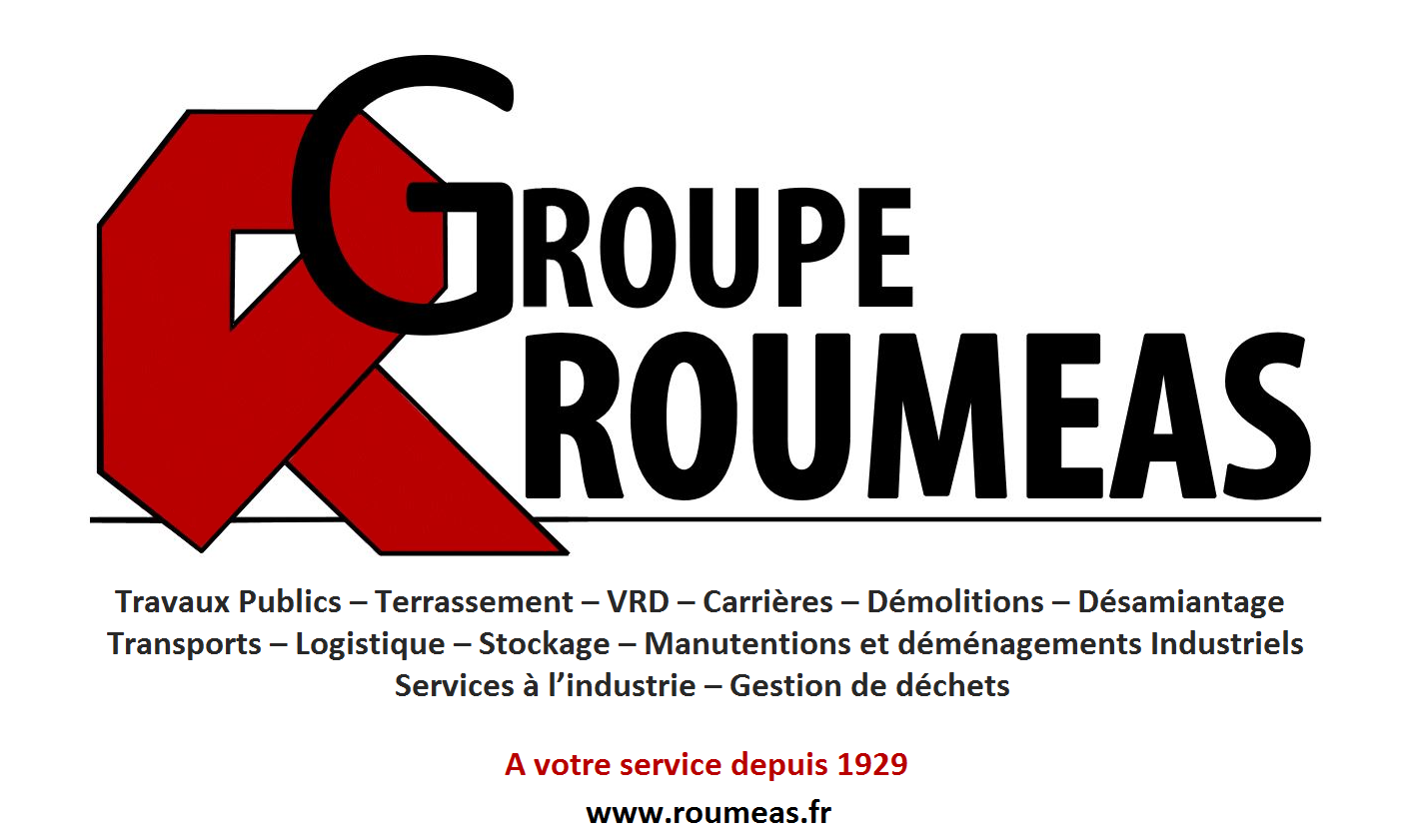 LOGO ET ACTIVITES DU GROUPE ROUMEAS